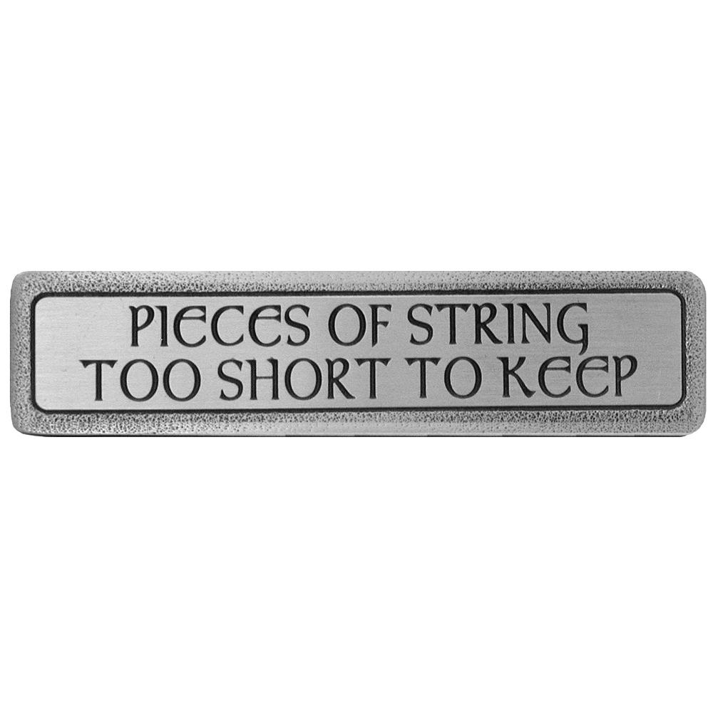 Notting Hill NHP-305-AP "String Too Short To Keep" Pull Antique Pewter (Horizontal)